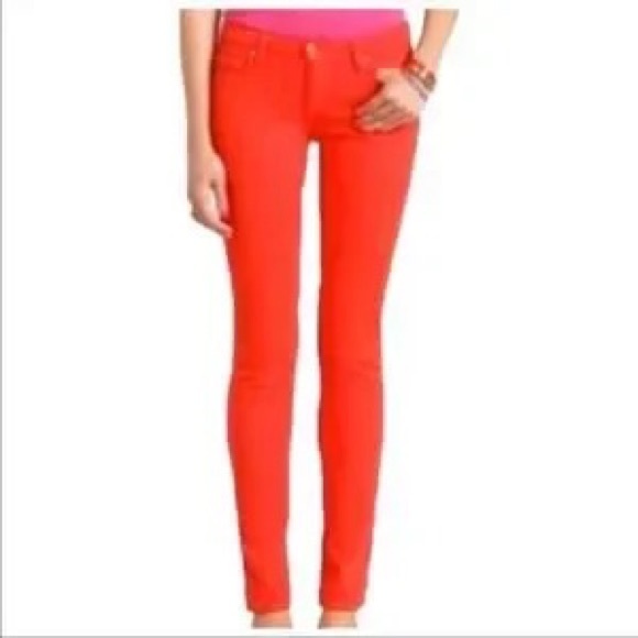 Kate Spade Play Hooky red low rise skinny jean - Picture 4 of 14